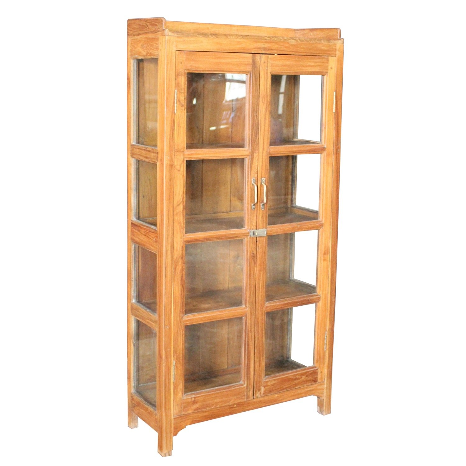 Teak Glass Cabinet