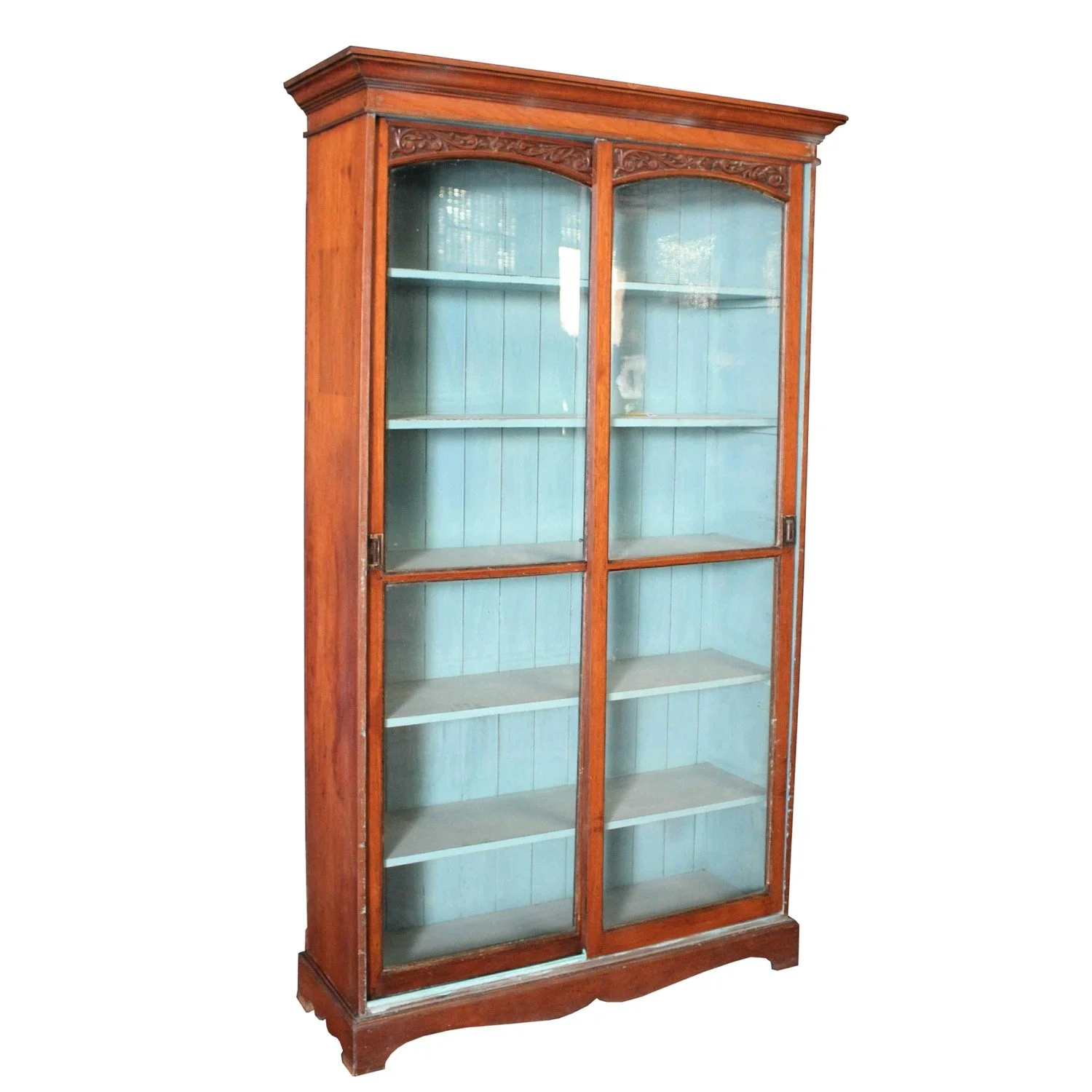 Teak Cabinet with Glass
