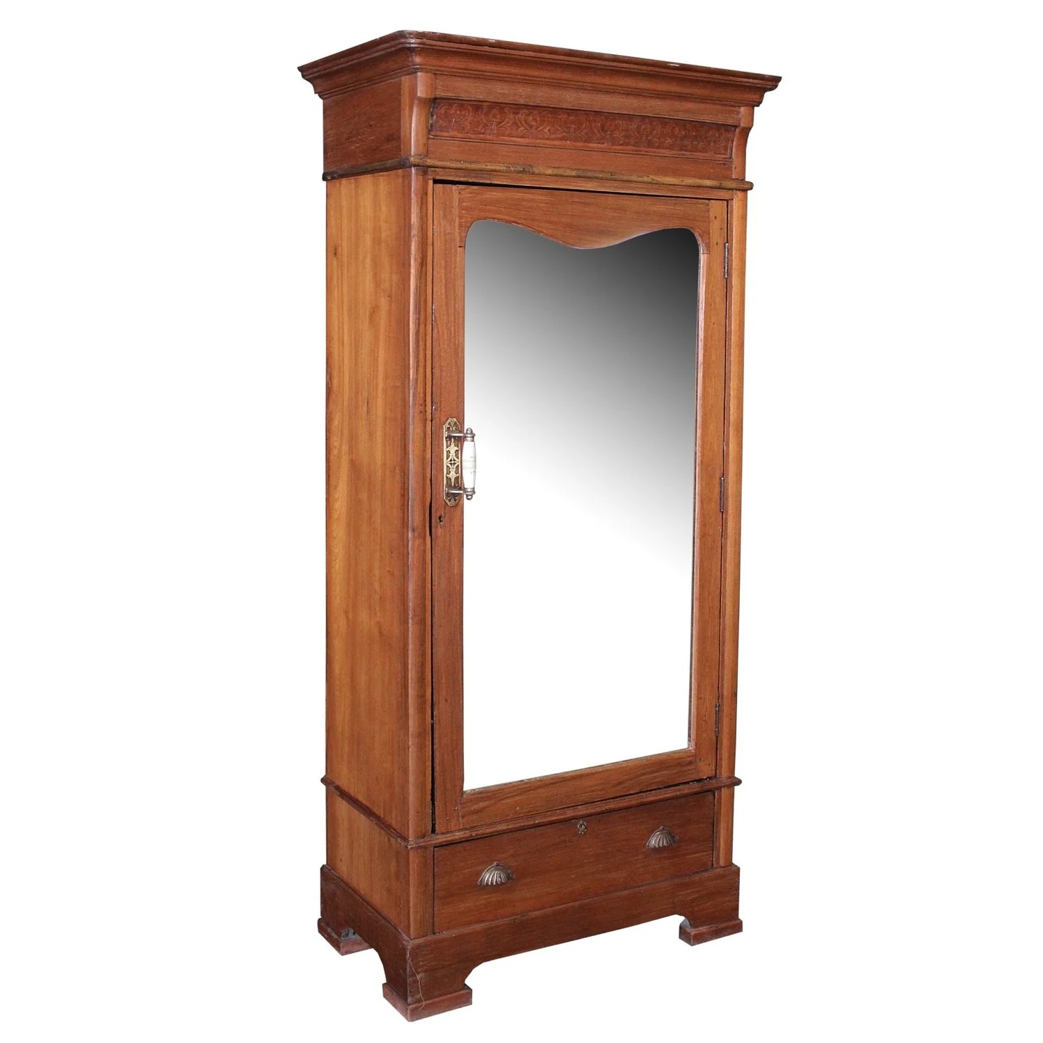 Teak Cabinet with Mirror