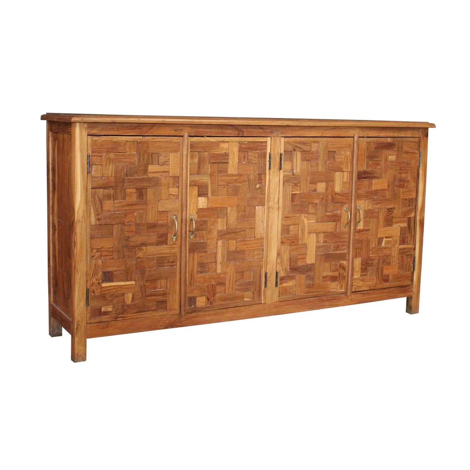 SOLD - Teak Sideboard with Woven Doors