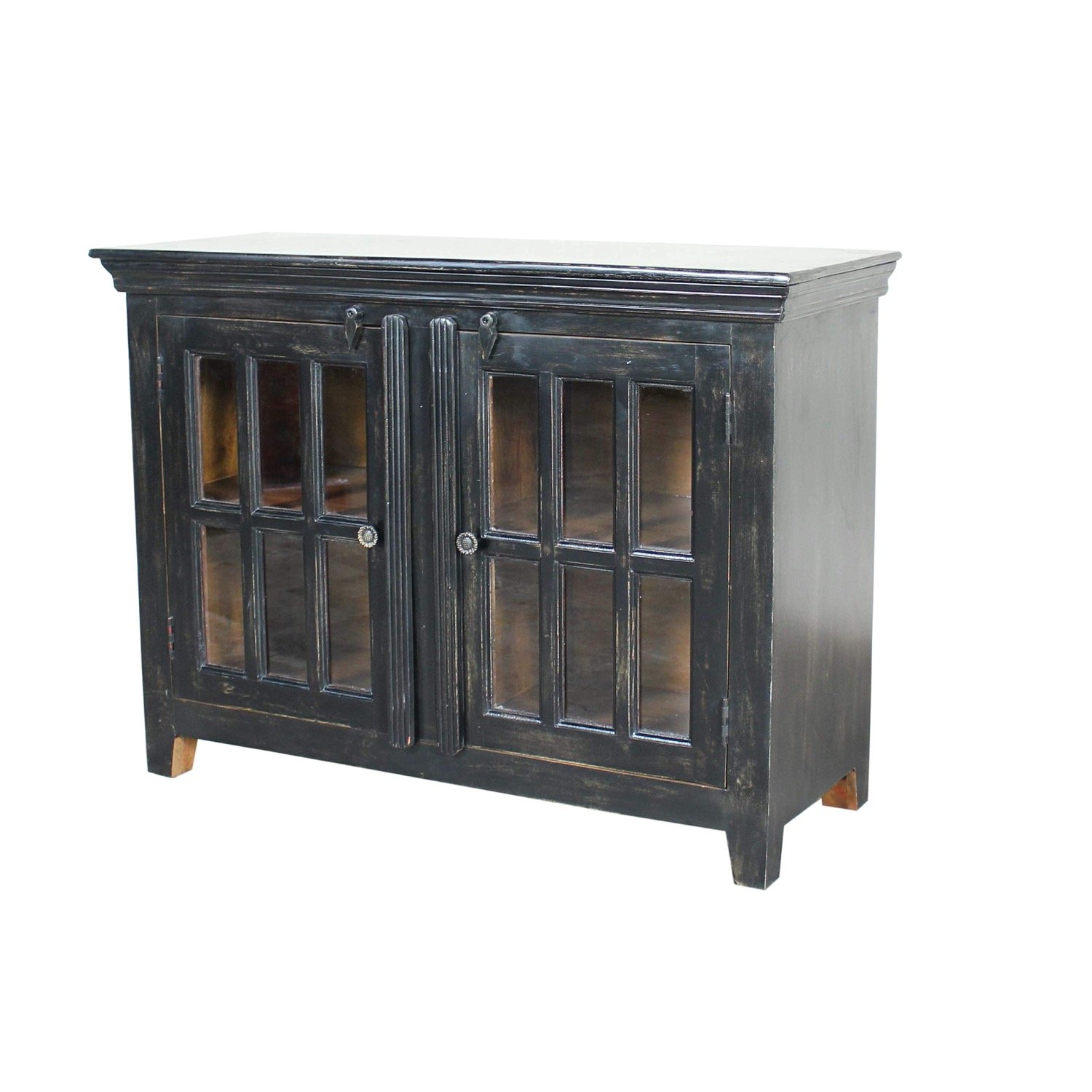 Grey Sideboard with Glass