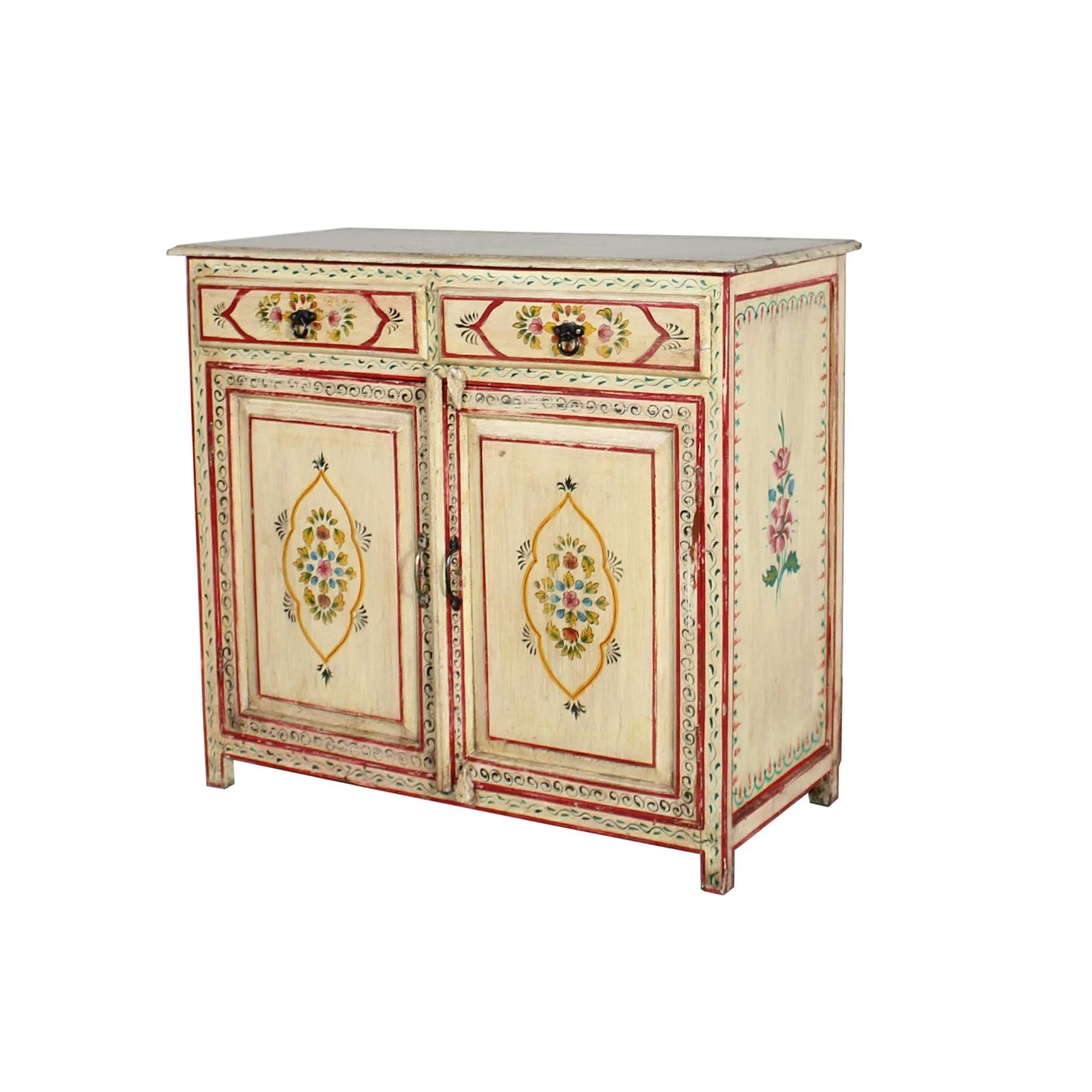 Rajasthani Painted Sideboard