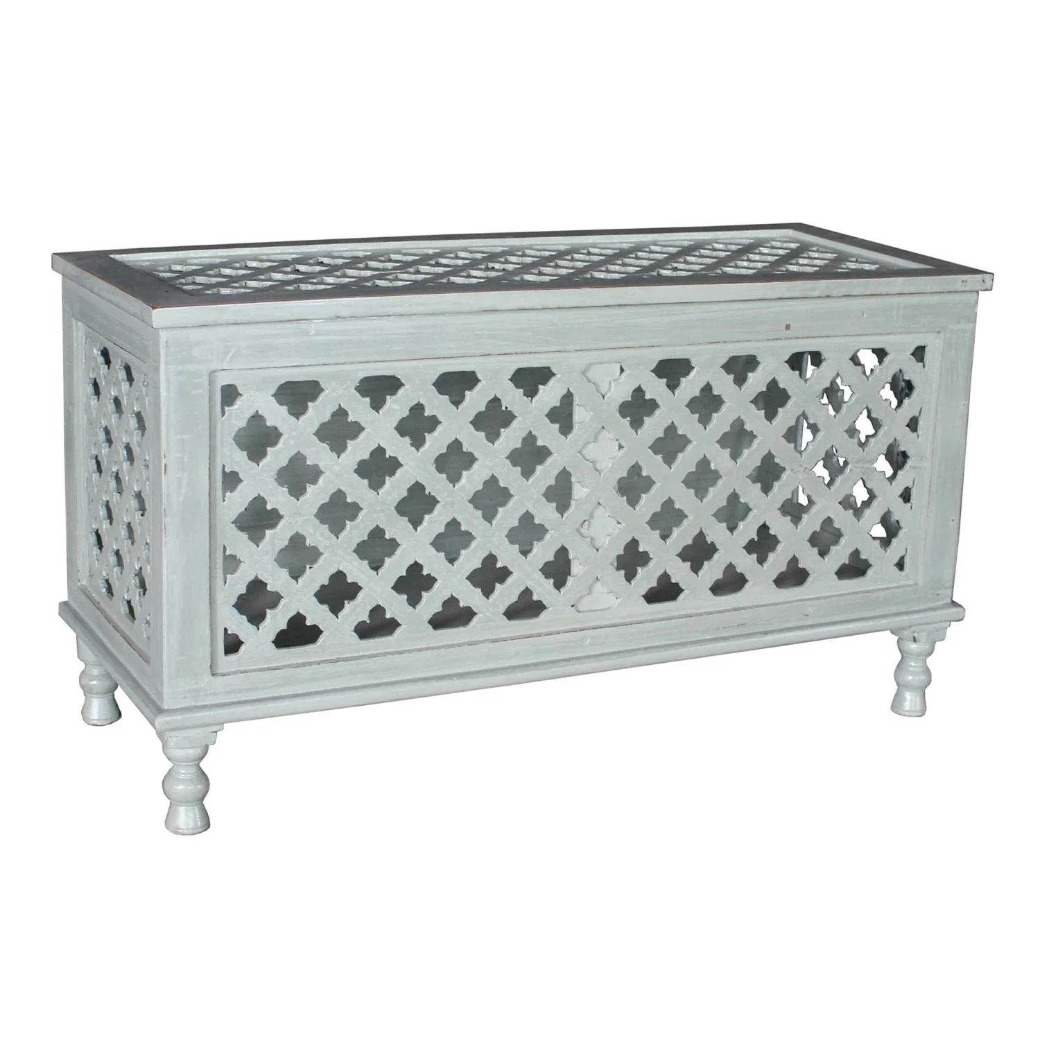 SOLD - Wood Lattice Trunk