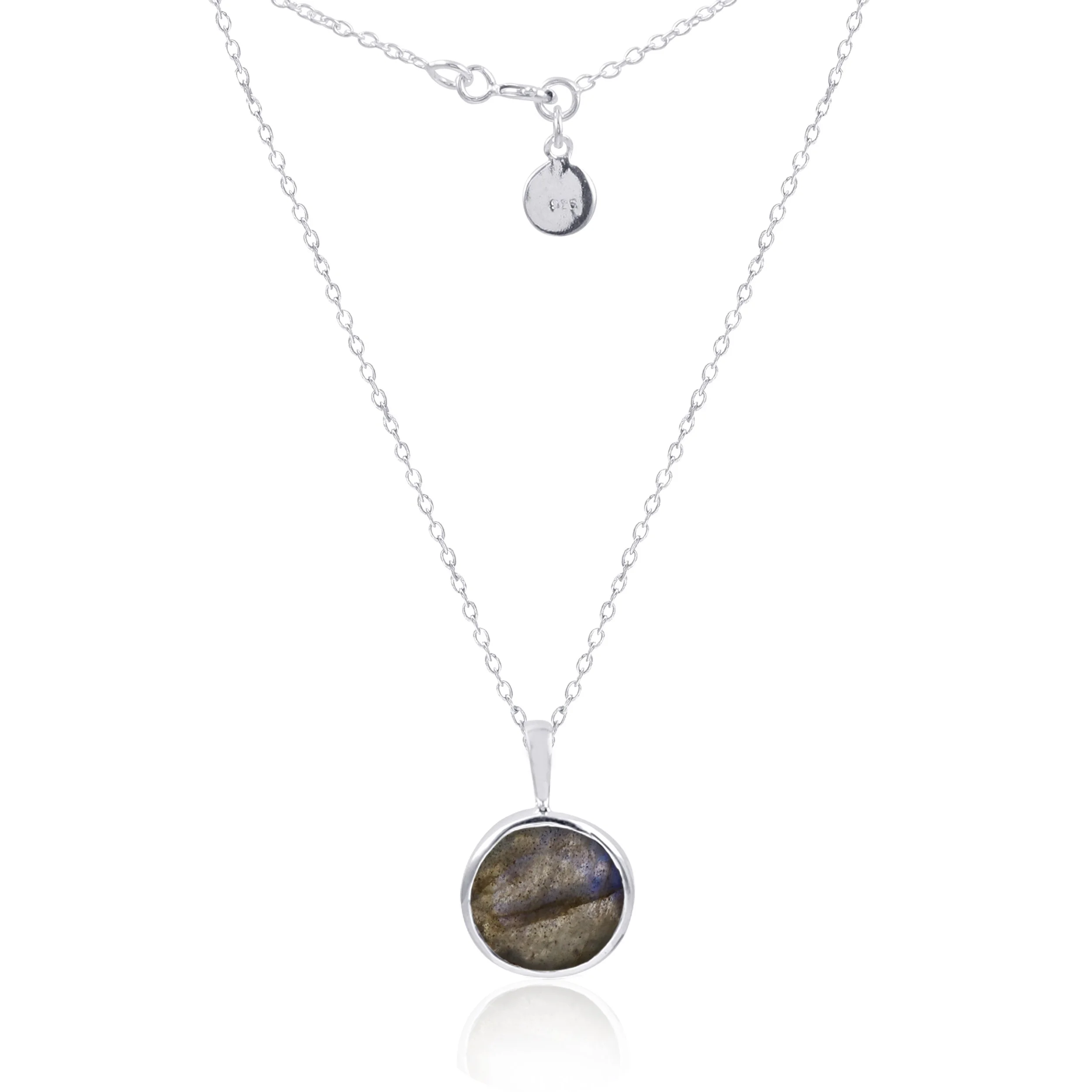 Labradorite Big Pendant Necklace