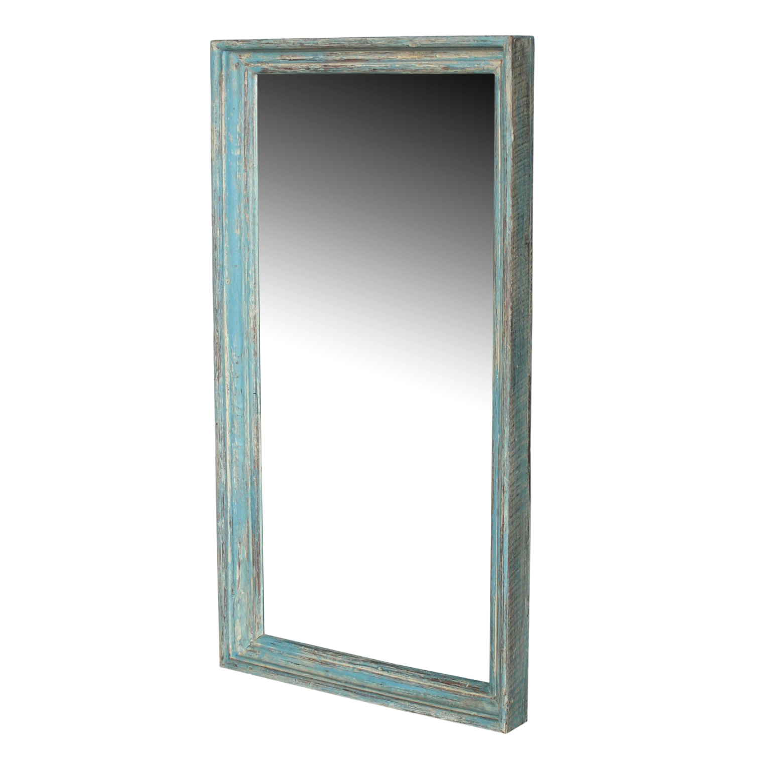 Light Blue Painted Mirror