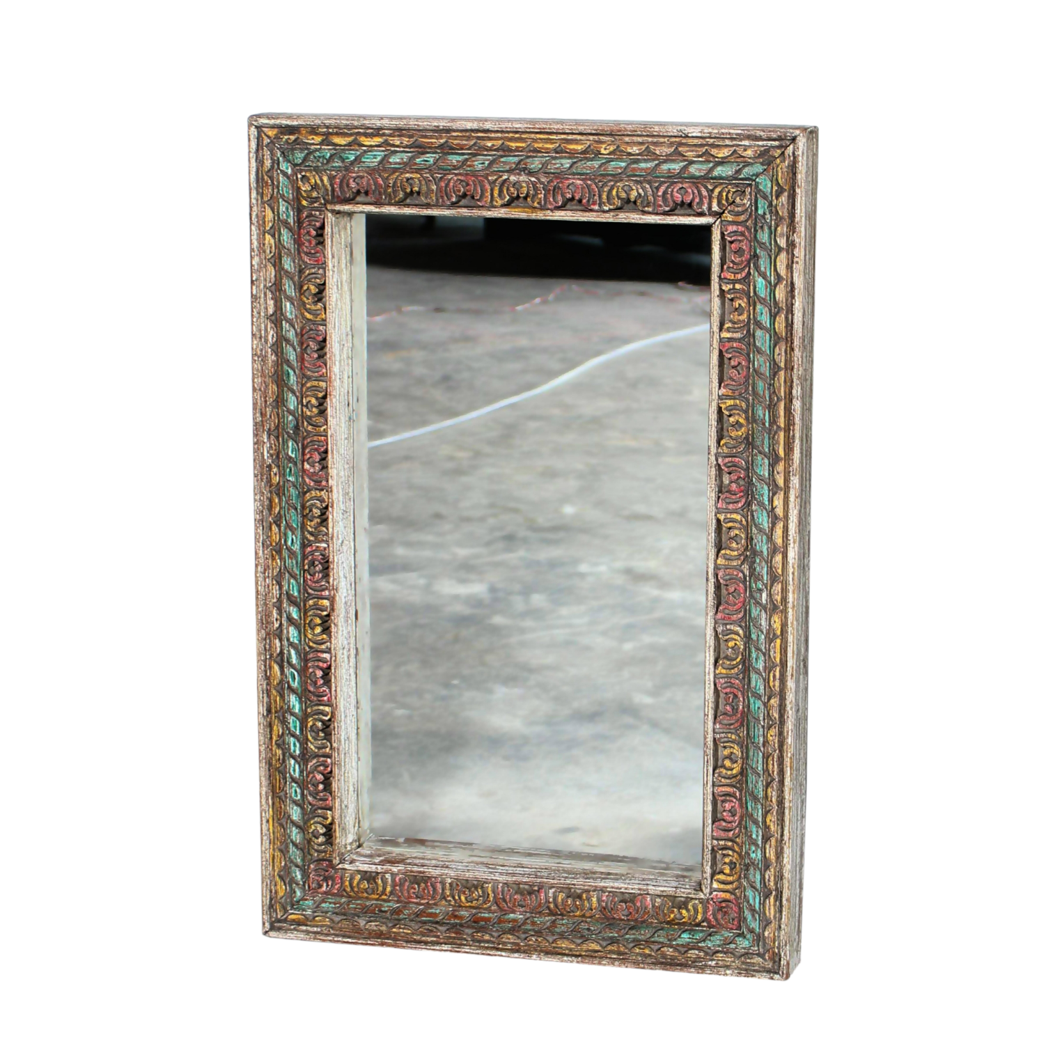 Carved Colorful Mirror