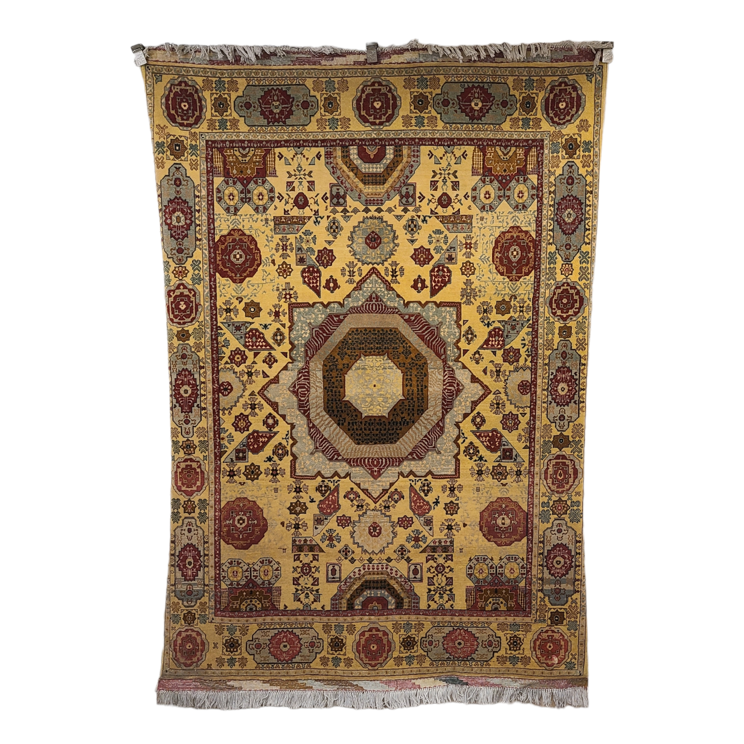Hand-Knotted Wool Rug