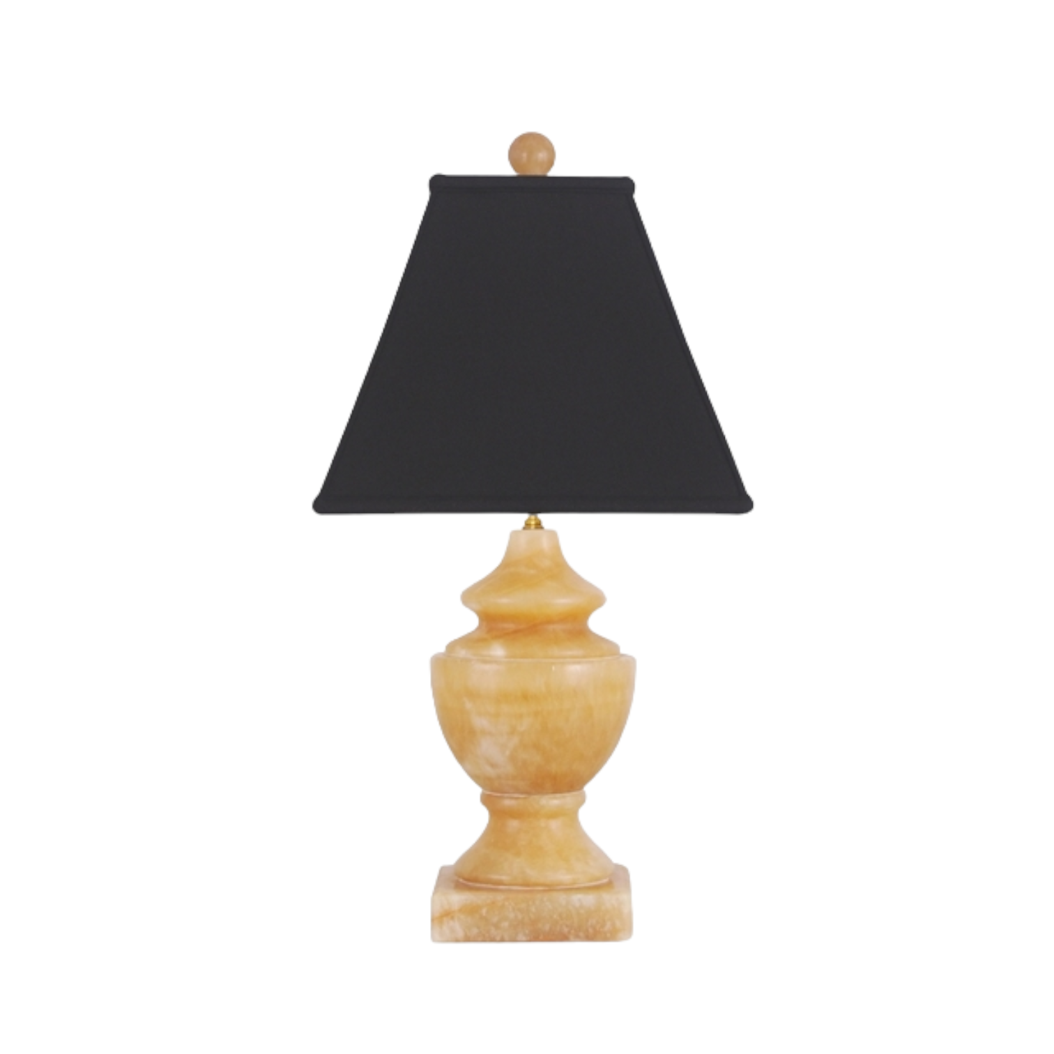 Solid Yellow Jade Table Lamp