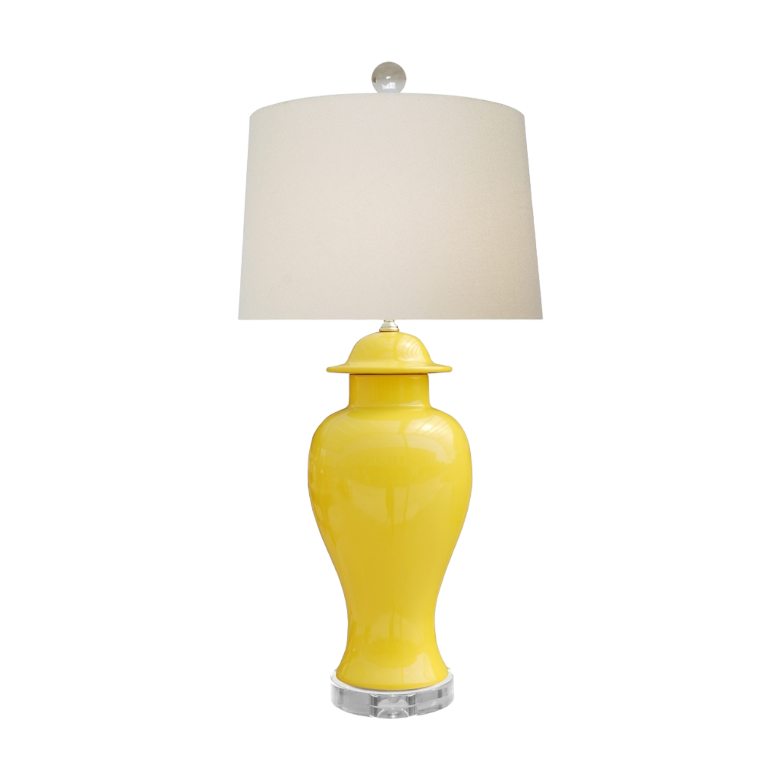 Yellow Temple Jar Lamp