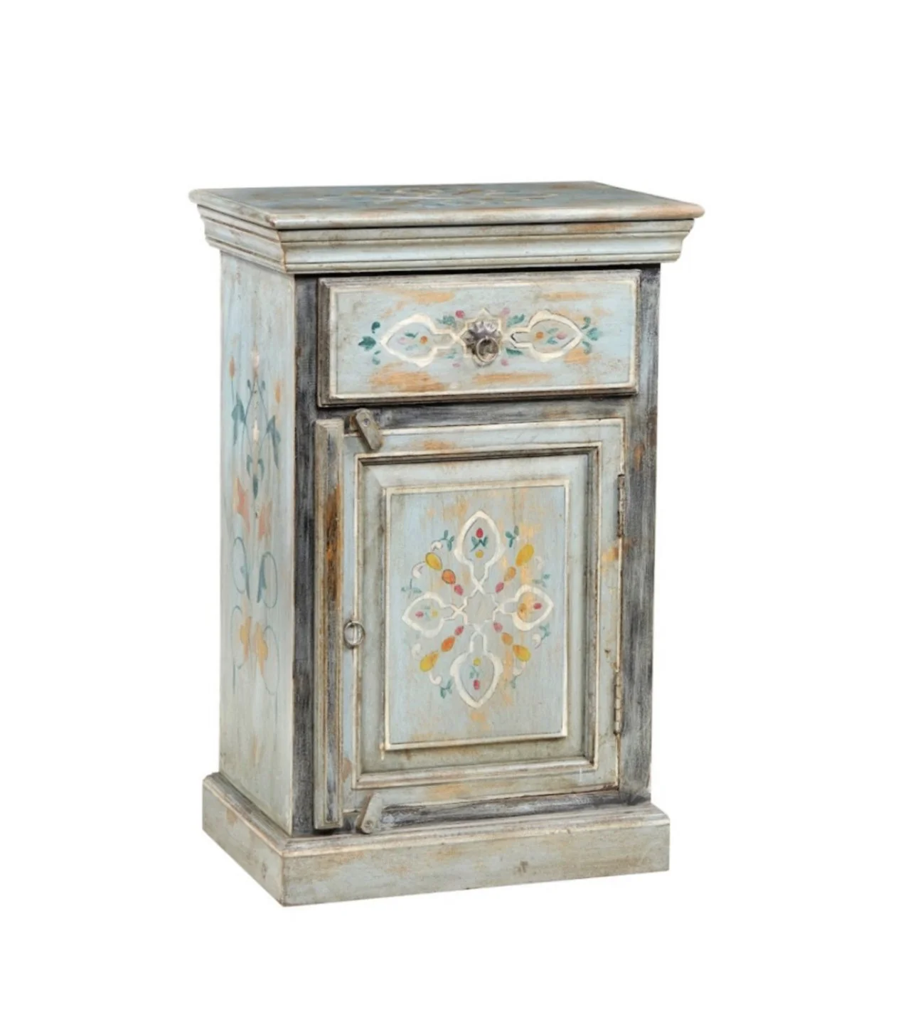 Painted Wooden Bedside Table