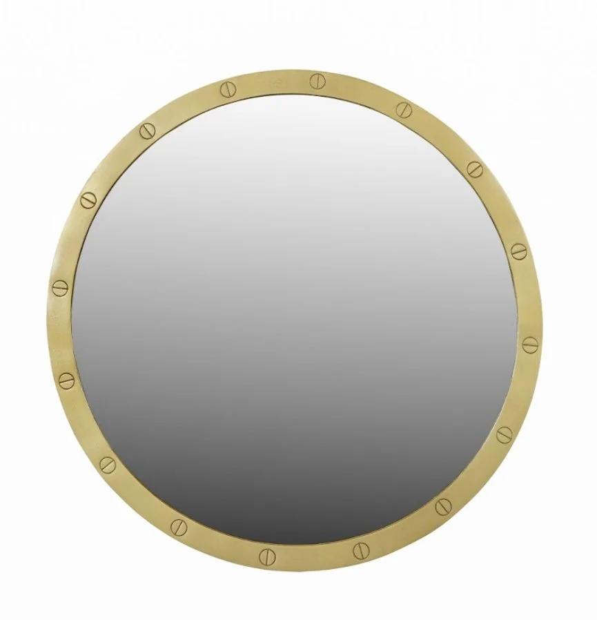 Iron Nautical Mirror
