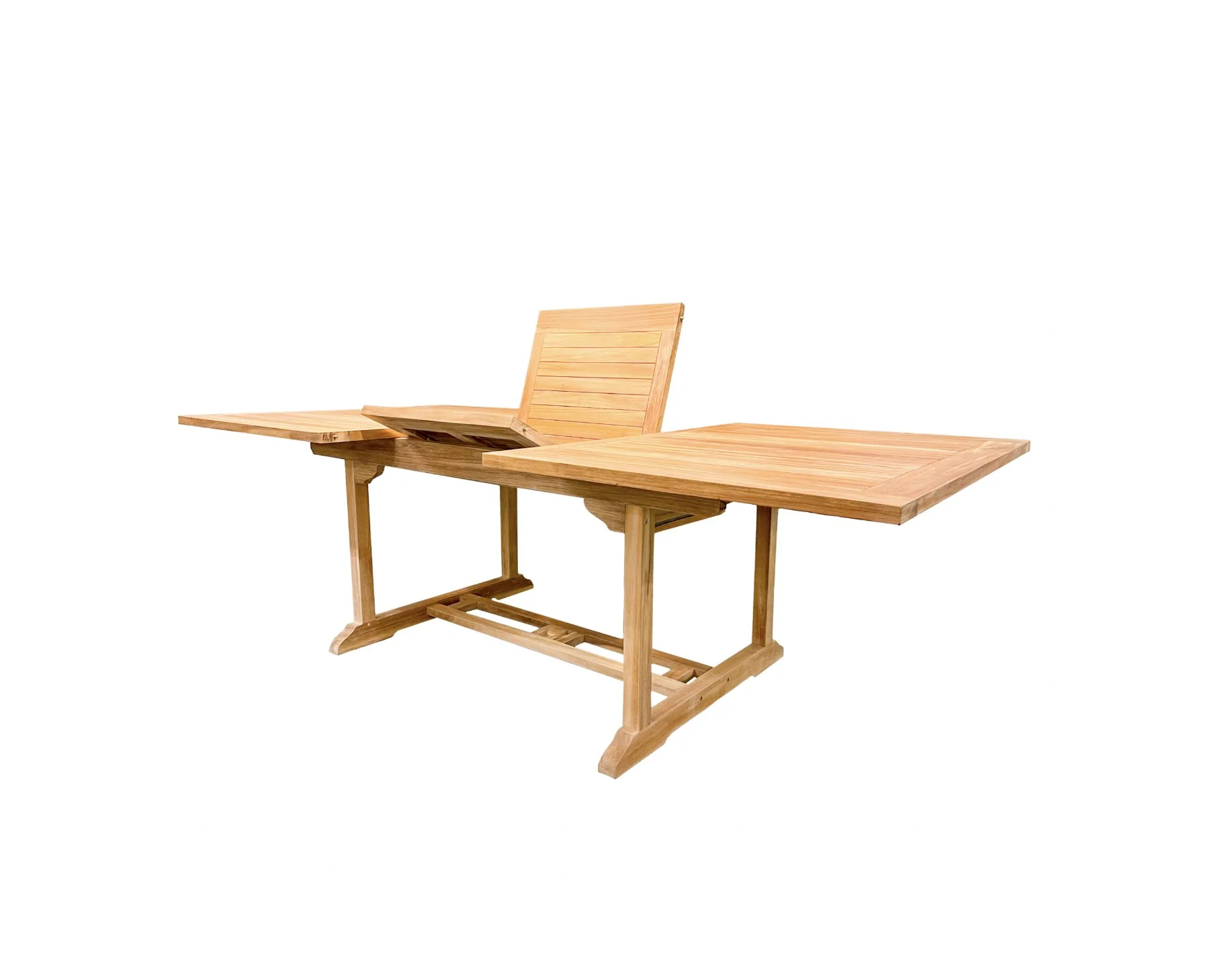 New! Rectangular Extend Teak Dining Table