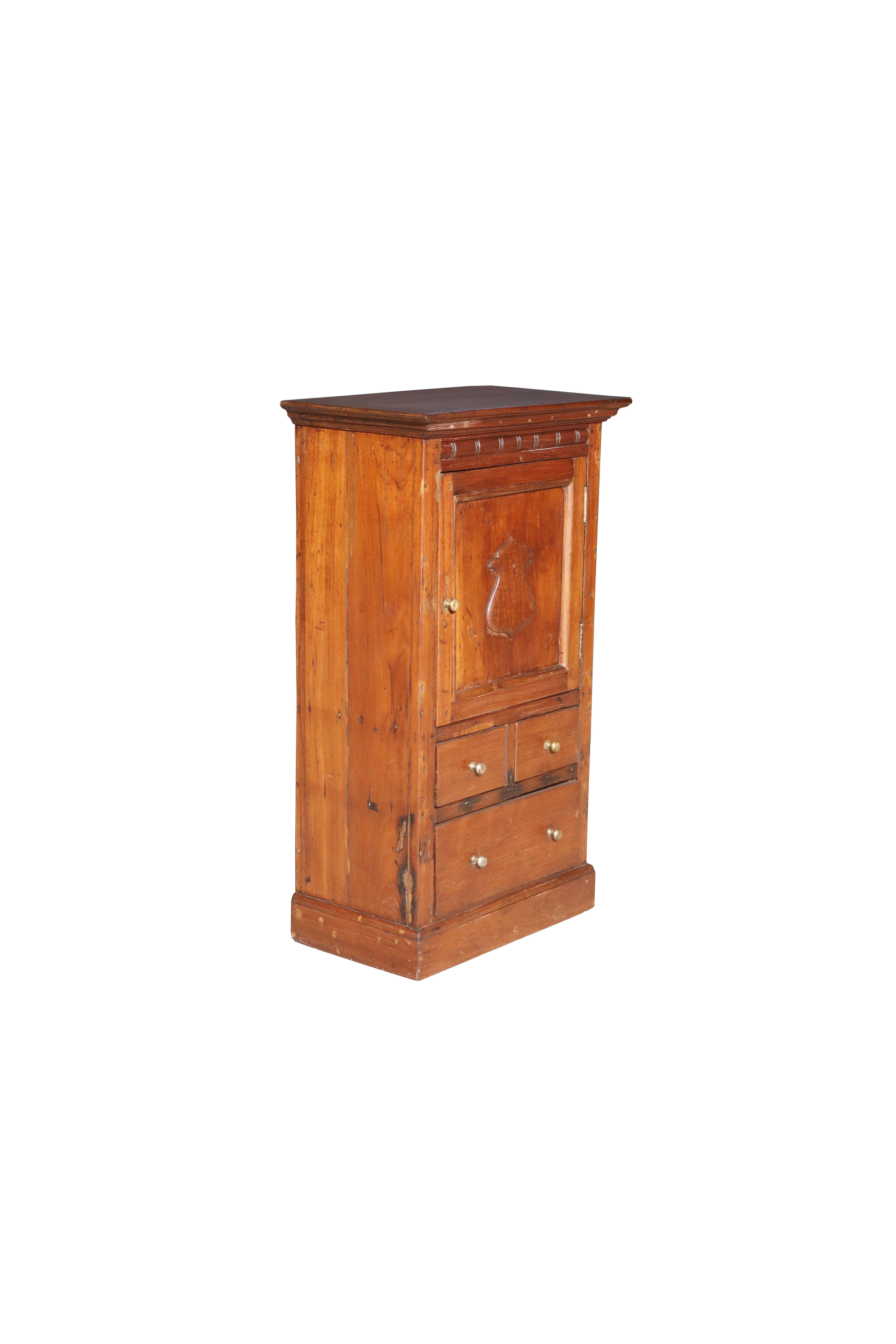 Teak Apothecary Cabinet