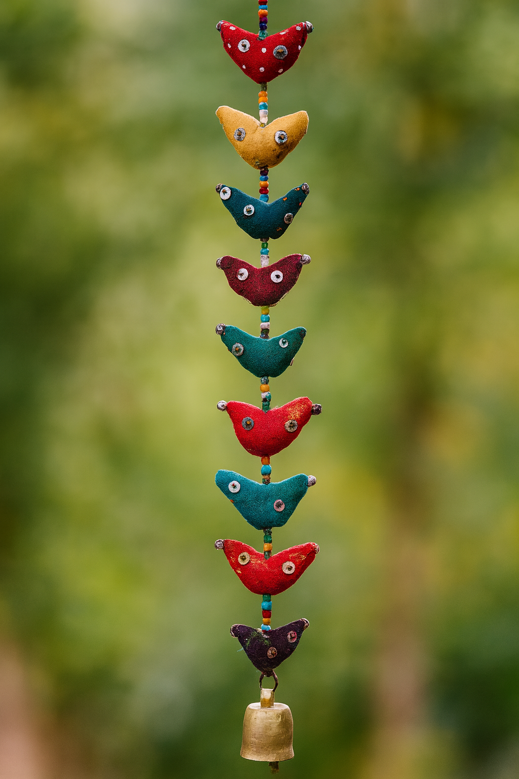 Prosperity Hen Hanging – Handcrafted Textile Charm