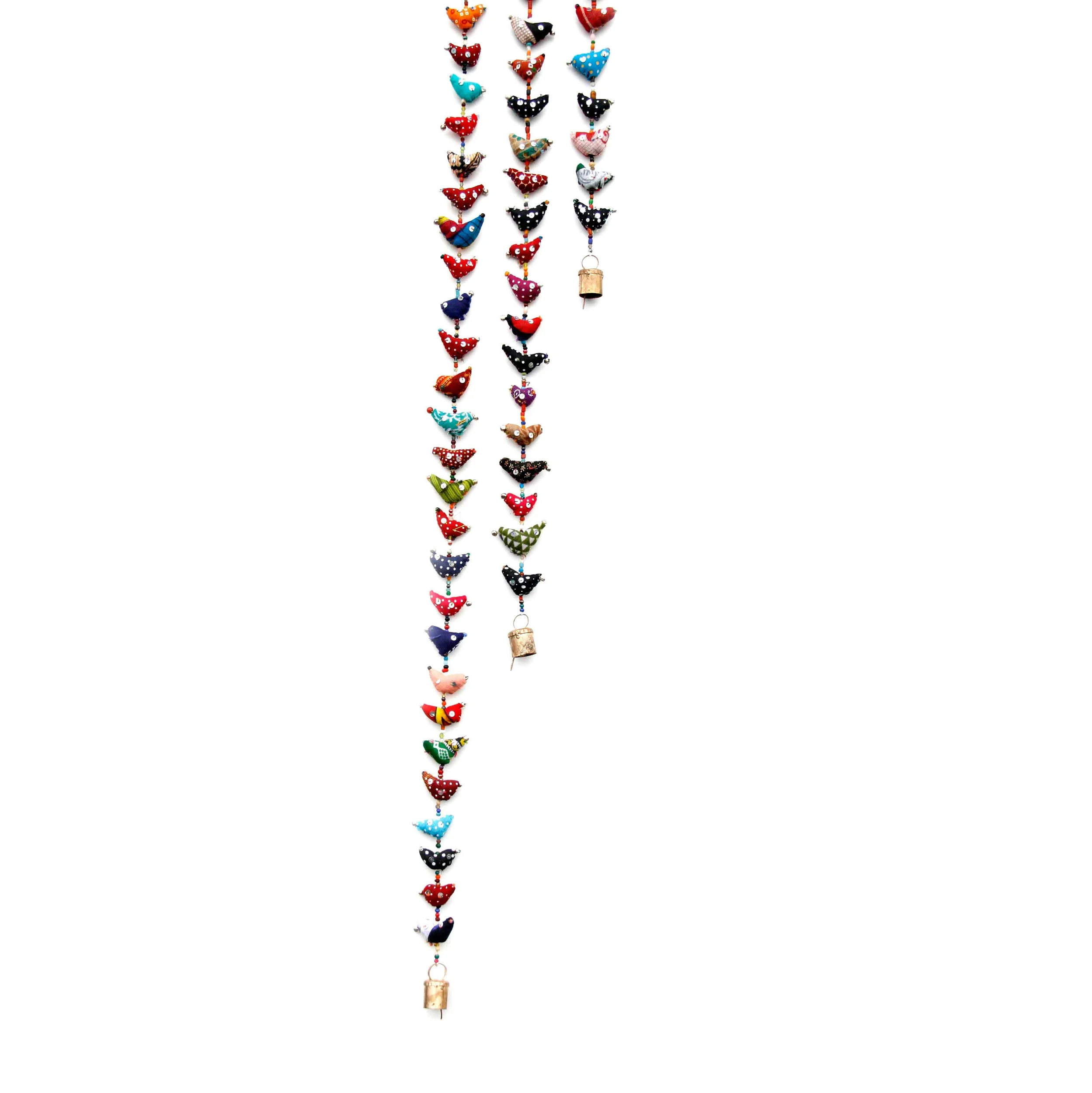 prosperity hens hanging to show size and length variations