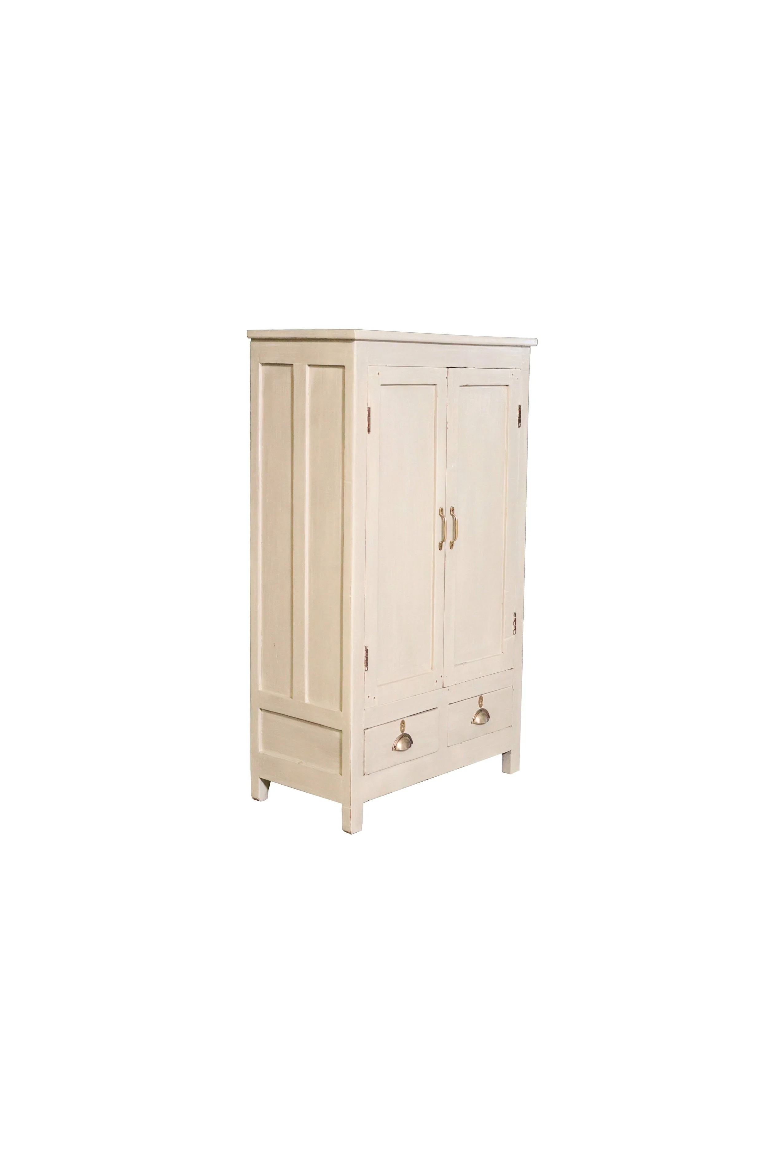 Painted White Storage Cabinet