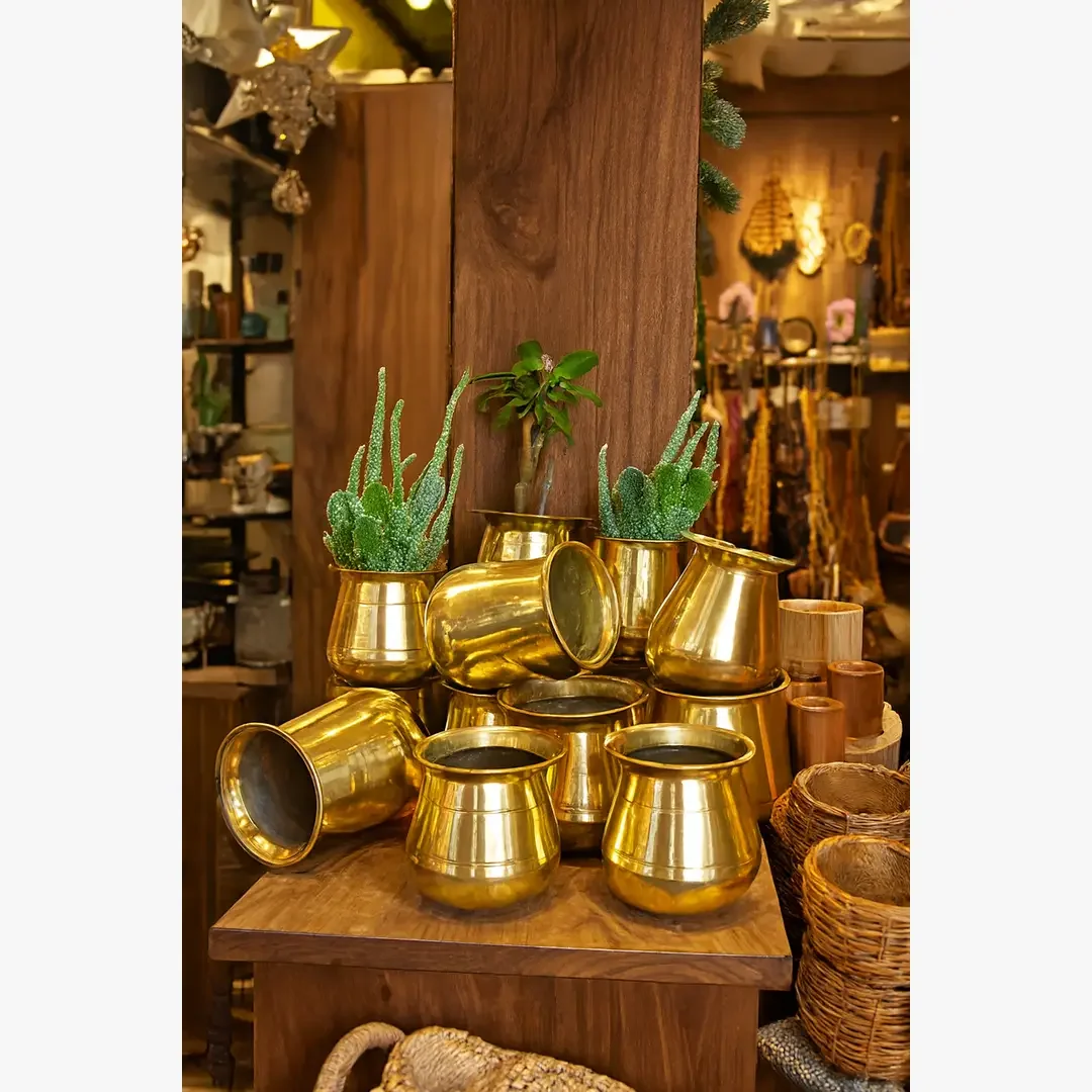 Small Brass Pot