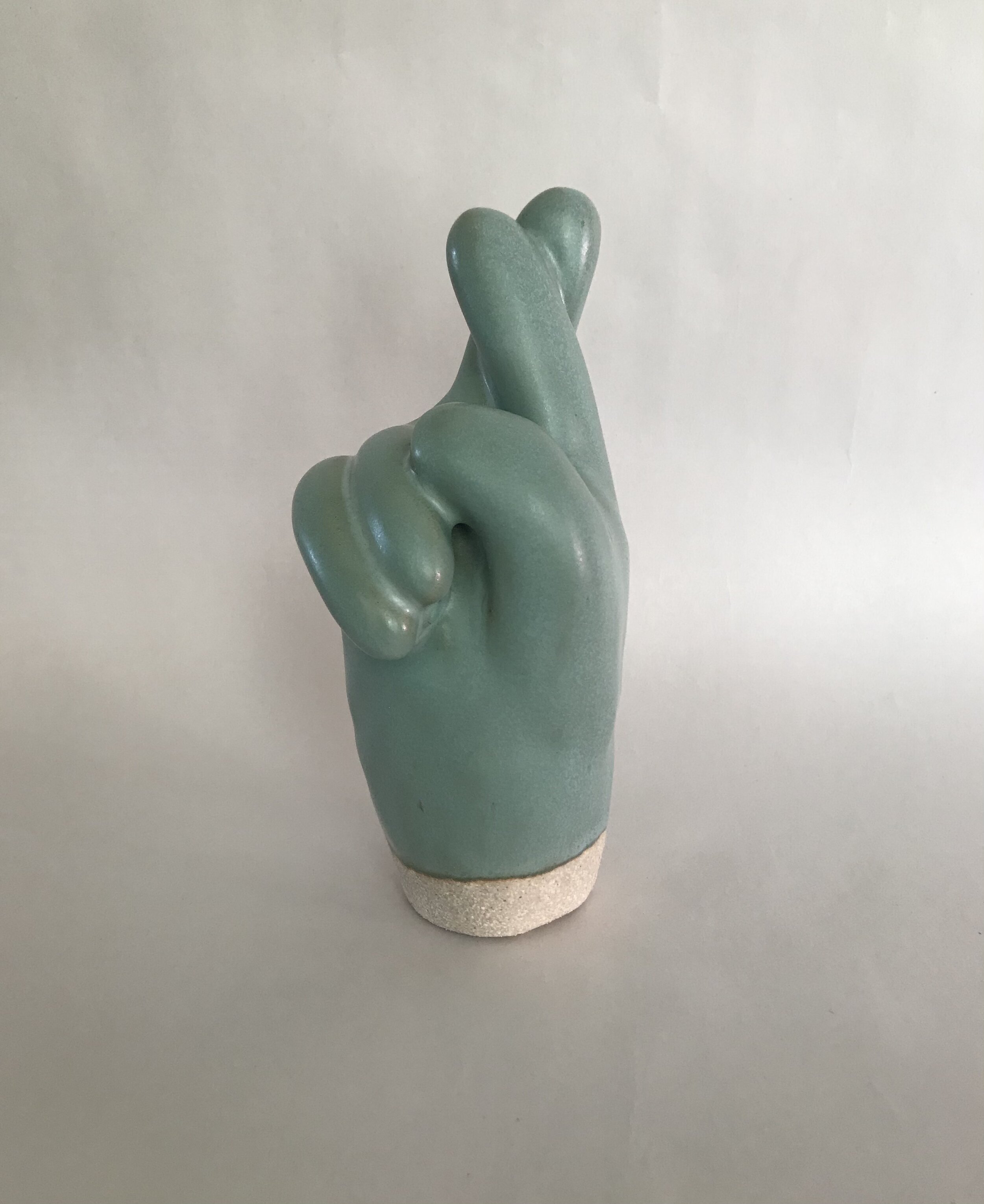 Hope / Good Luck Sign in Turquoise 