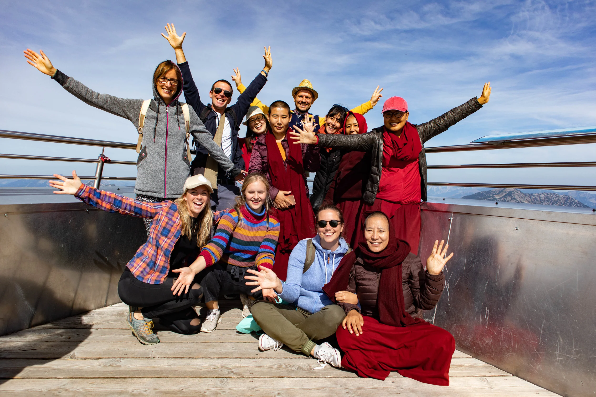 Field trip with the Gomde community to local tourist attractions in austria.