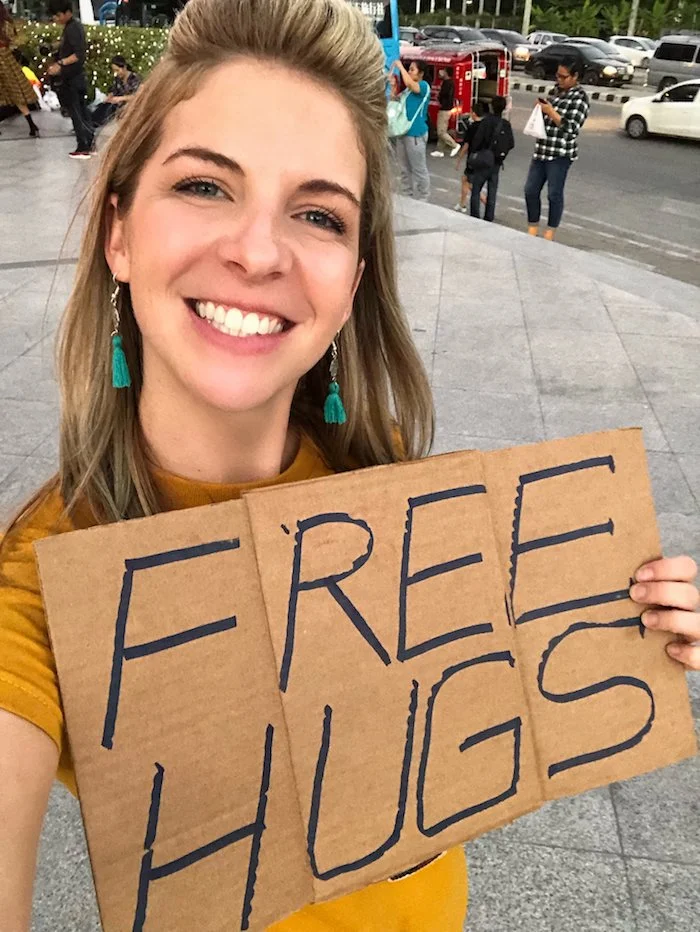Helping Others Free Hugs