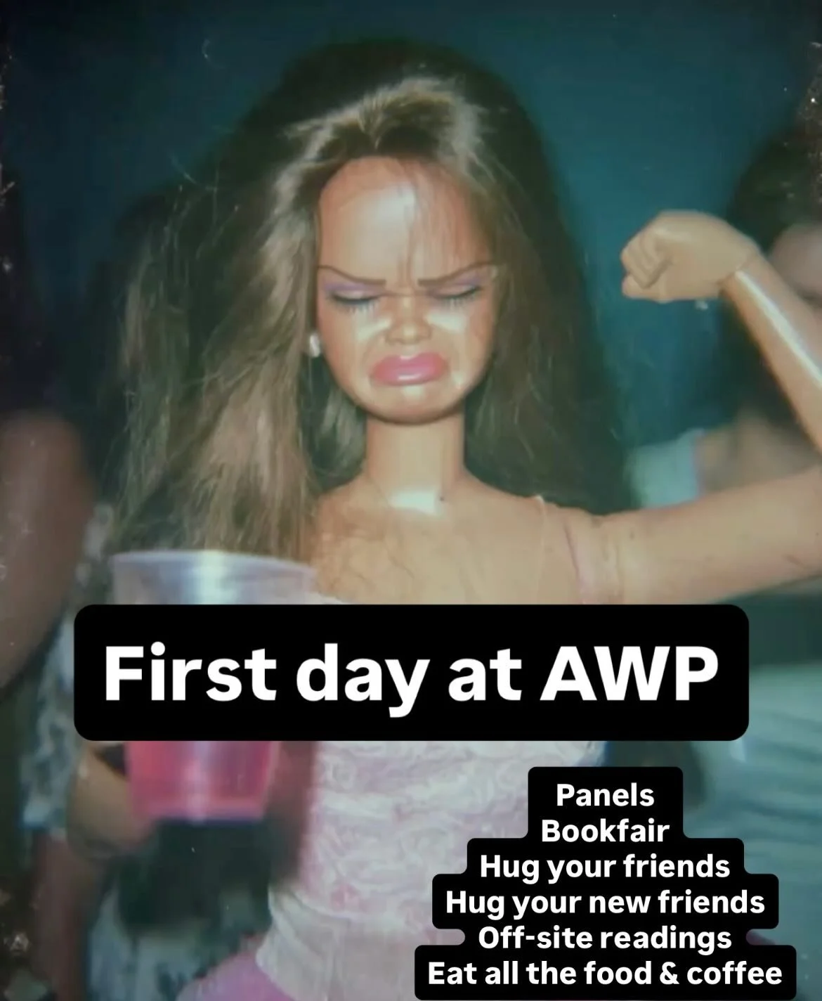 AWP was the best literary family reunion ever, where you find your people and marvel at the magic for a week 🥹 ✨ 

Safe travels home everybody. While you sit in your Uber, wait at the airport, doze off on the bus, lay flat in your bed, while every b