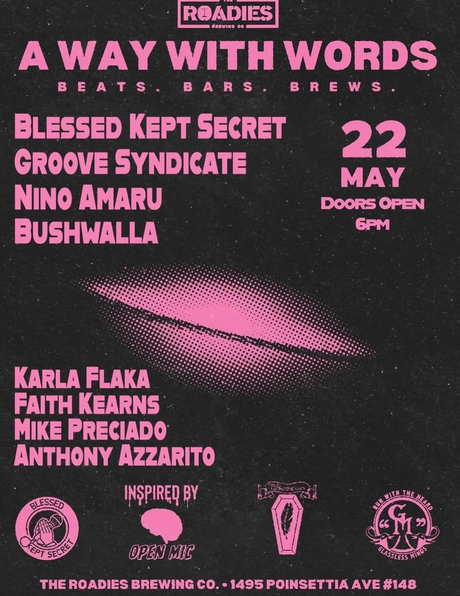 Come hang with a bunch of poets and rappers this Friday at Roadies Brewing! 🤘🏼

Karla Flaka will be reading alongside other epic members of the North County SD Open Mic Community 🎤 😎🤌🏽

#poetry #vista #freeevent