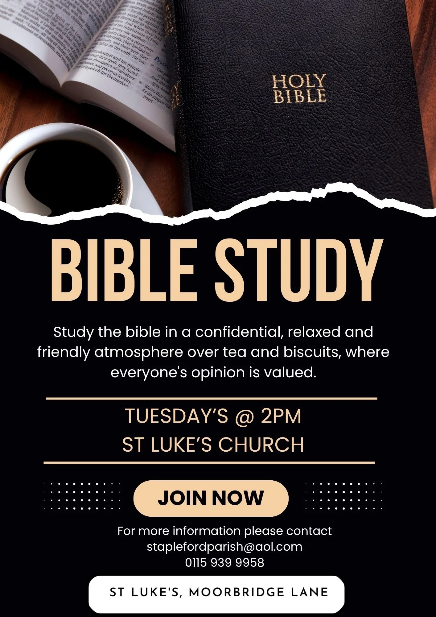 St Luke's Bible Study