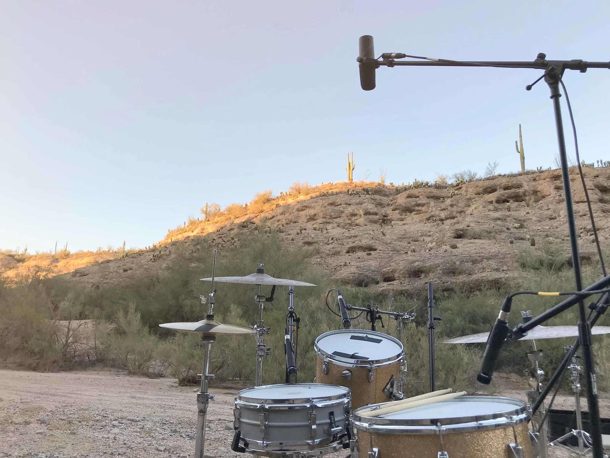 Our 1960’s Gretsch In Tonto National Forest.