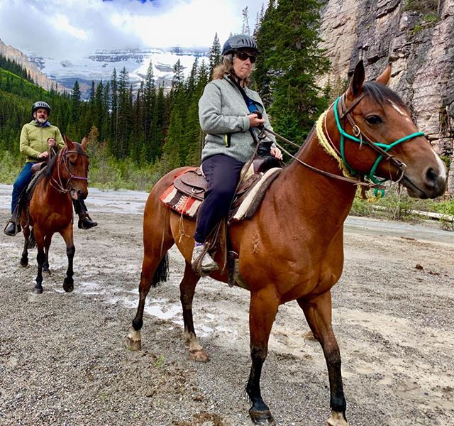 Conquering the Canadian Rockies on horseback..