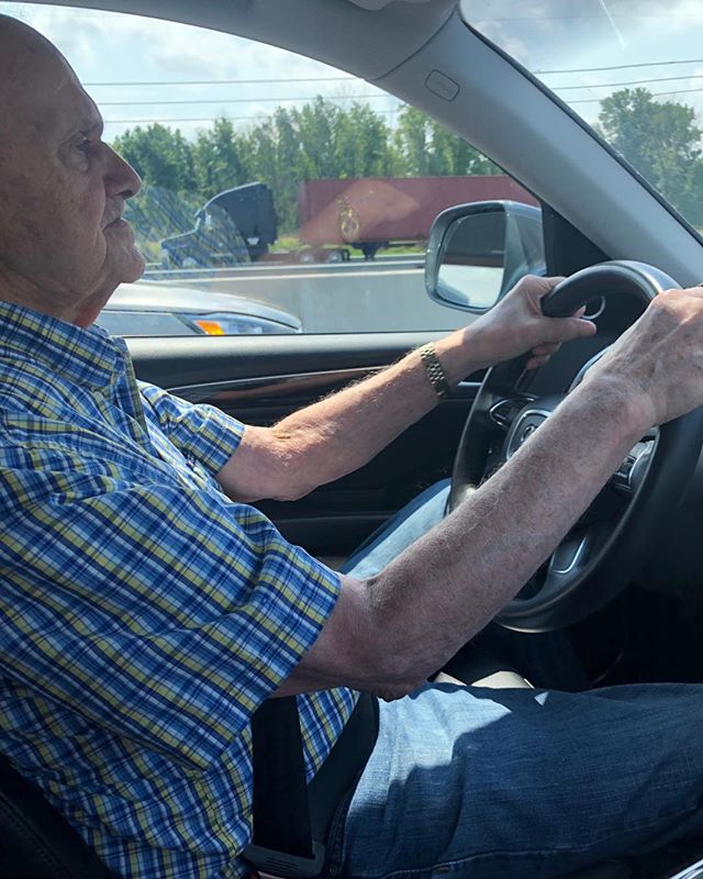 Driving for 68 years! Dad is still a good driver!