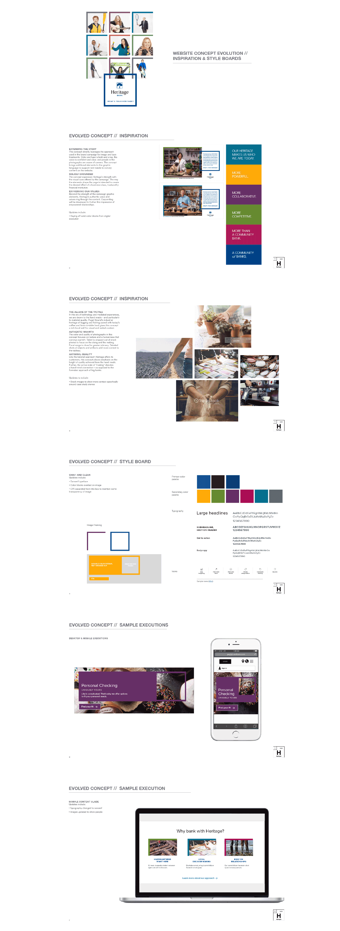  PROCESS We gutted their old site and reworked the entire site architecture, user experience, grid and content. To modernize the site, we applied the new brand look to all of the pages, and opened up the site to be more flexible with larger images, U