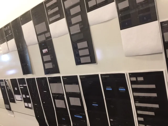 Laid out pages