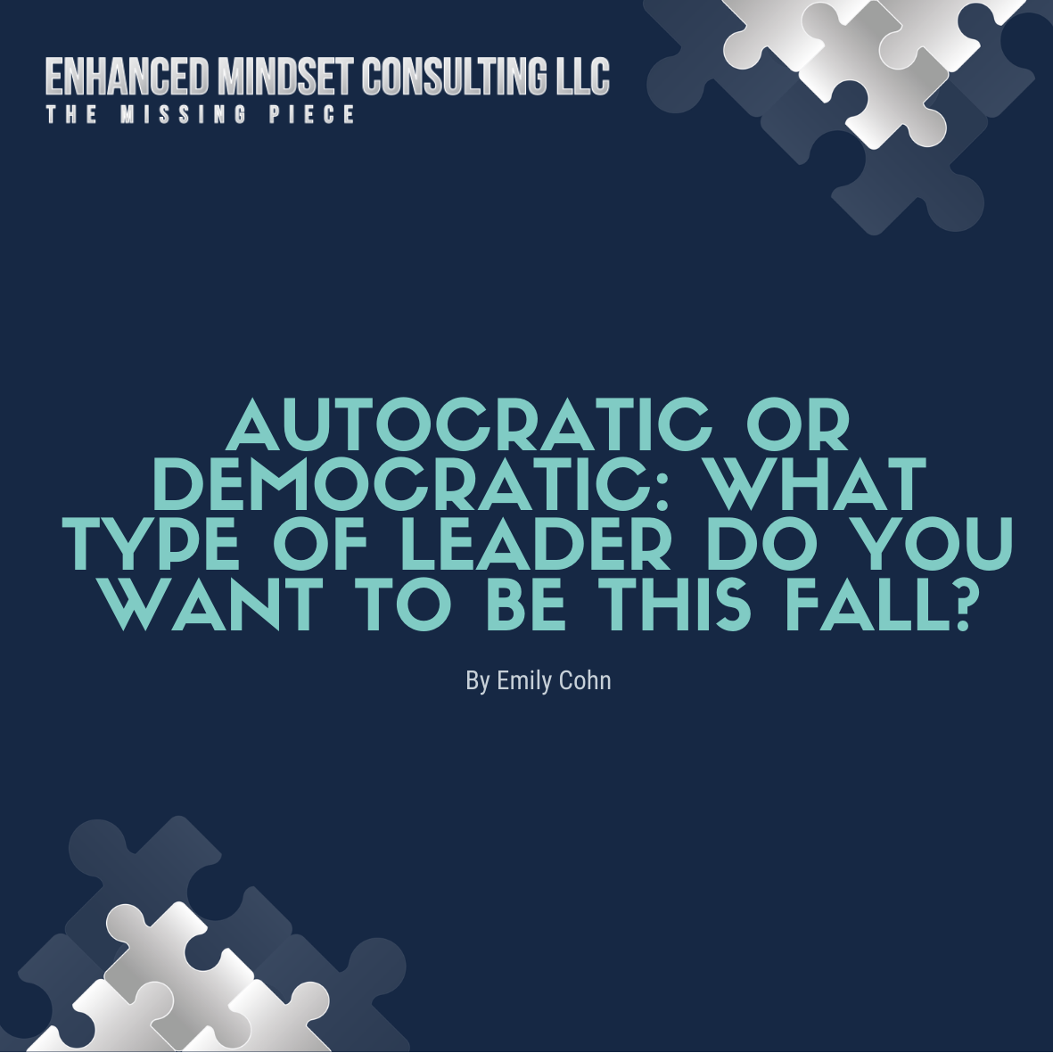 Autocratic or Democratic: What type of team captain do you want to be this fall?