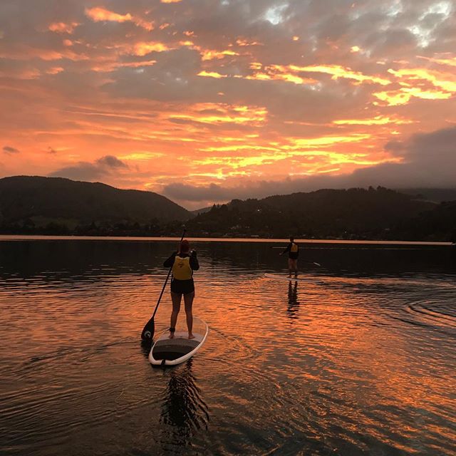 👌🏽yet again another sunset #paddleboardrotorua #paddleboarding #tourism