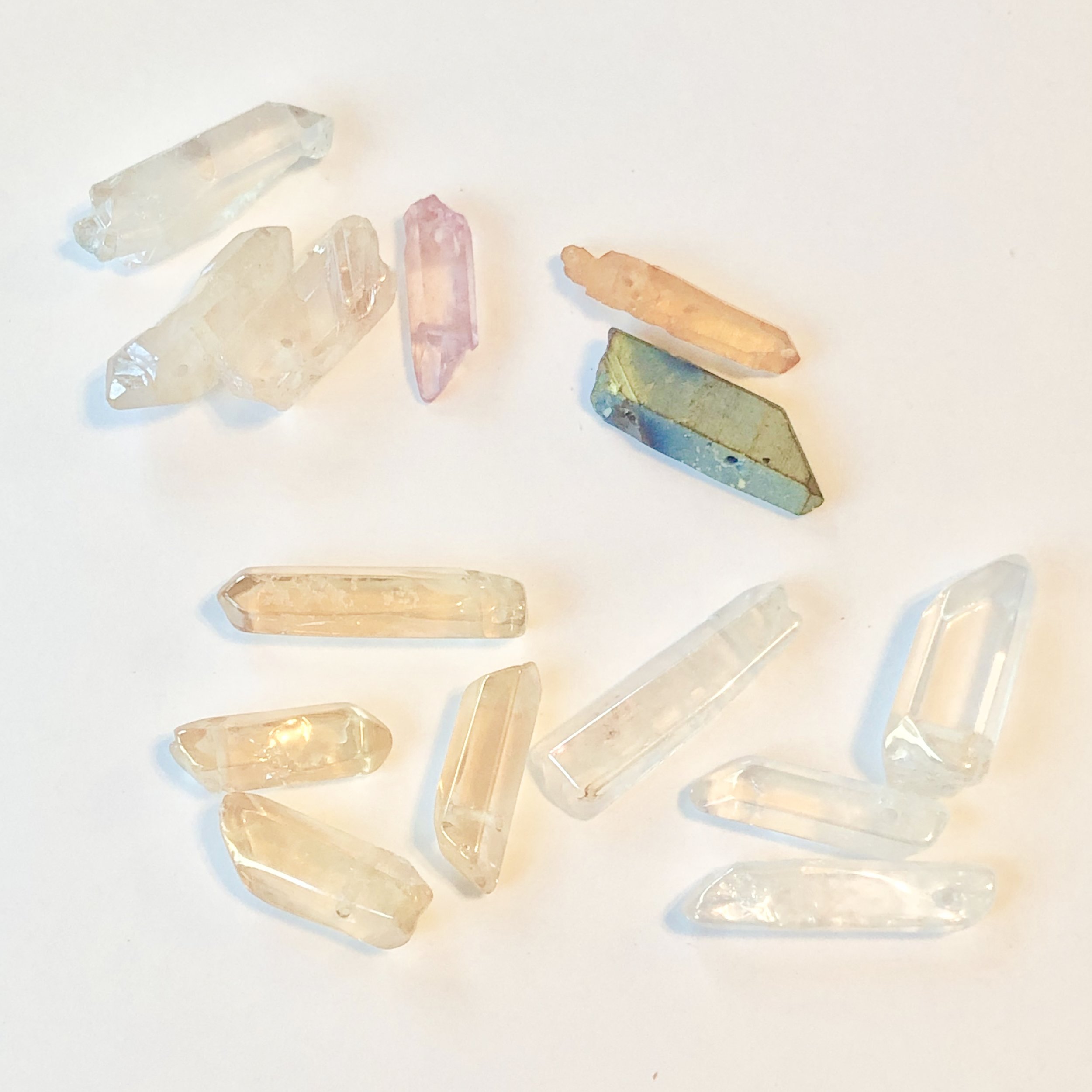 Aura Quartz: Opens one to new pathways, clears the aura. Use for spiritual direction.