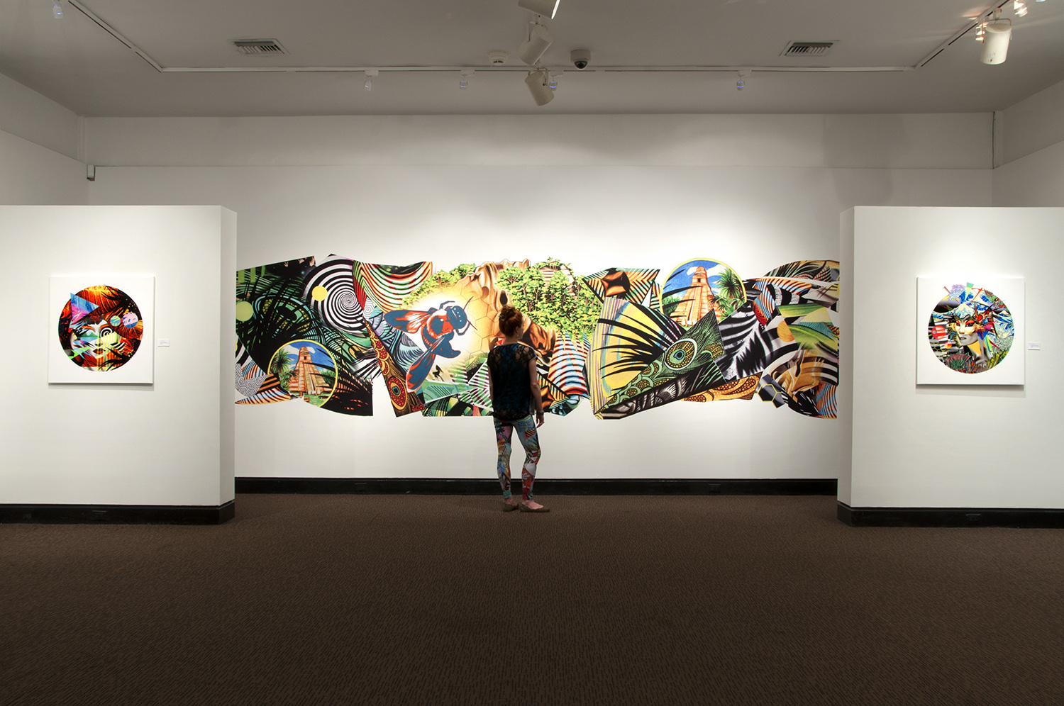 Peter D. Gerakaris , Tropicália Remix , 2016, installation view, Armory Art Center, West Palm Beach, FL