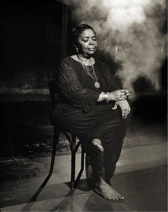 Joe Wuerfel , Cesária Évora , Theater in Paris , 2010, digital c-print, dimensions variable