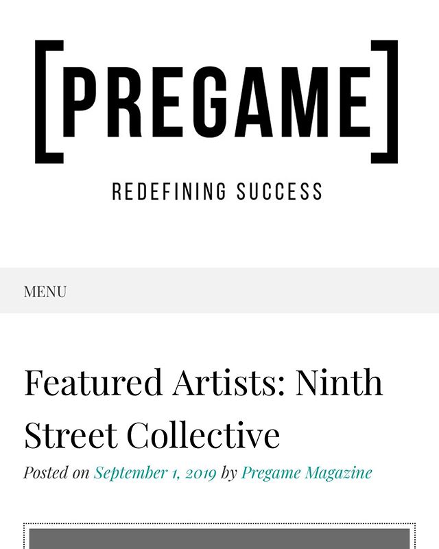 Thank you @pregamemag for the generous feature on @ninthstreet__collective in the September issue and the shout out to our 50 CWA book!!
🤓📕 🤓📕 🤓📕
#pregamemagazine #ninthstreetcollective #50cwa #schifferpublishing #heatherzises #johngosslee #art