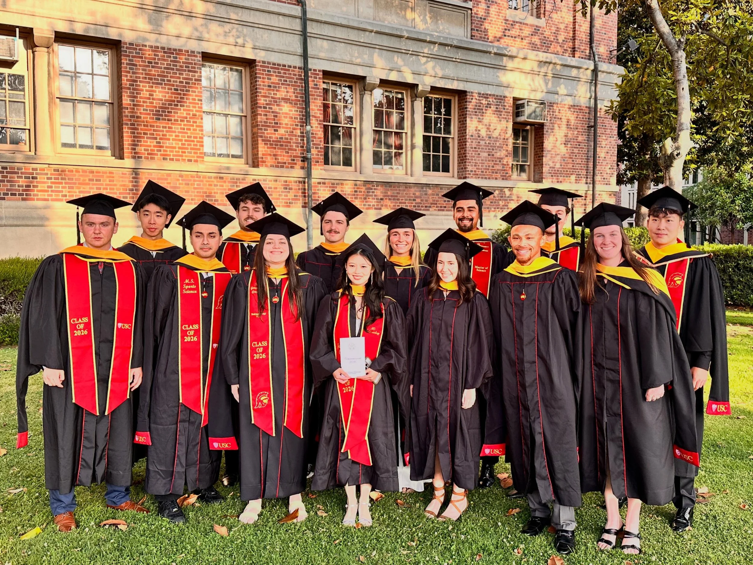 Congratulations Class of 2026. We will miss you. Go do great things. Forever Trojans #fighton✌🏼️ #sportsciences #biokinesiology