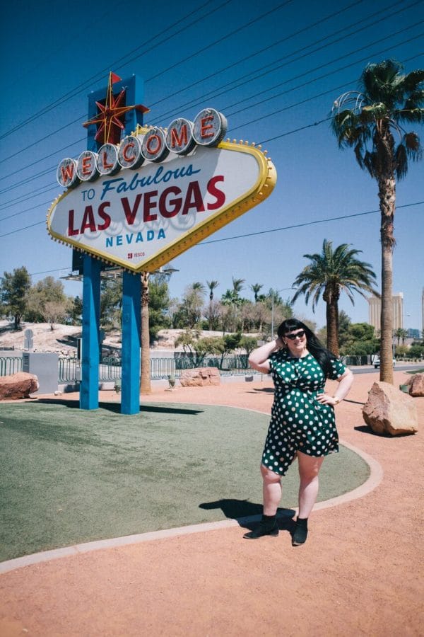 polka dot plus size dress