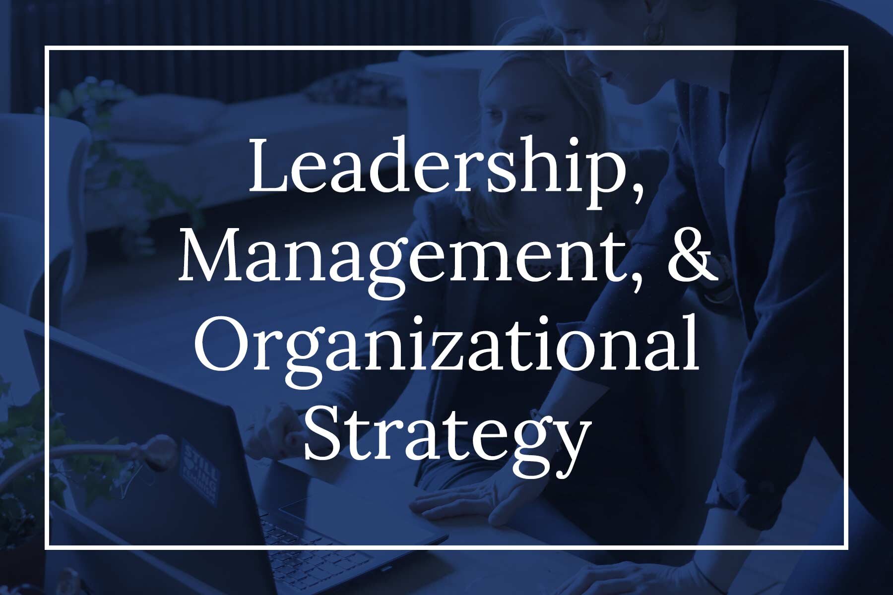 Leadership, Management, and Organizational Strategy