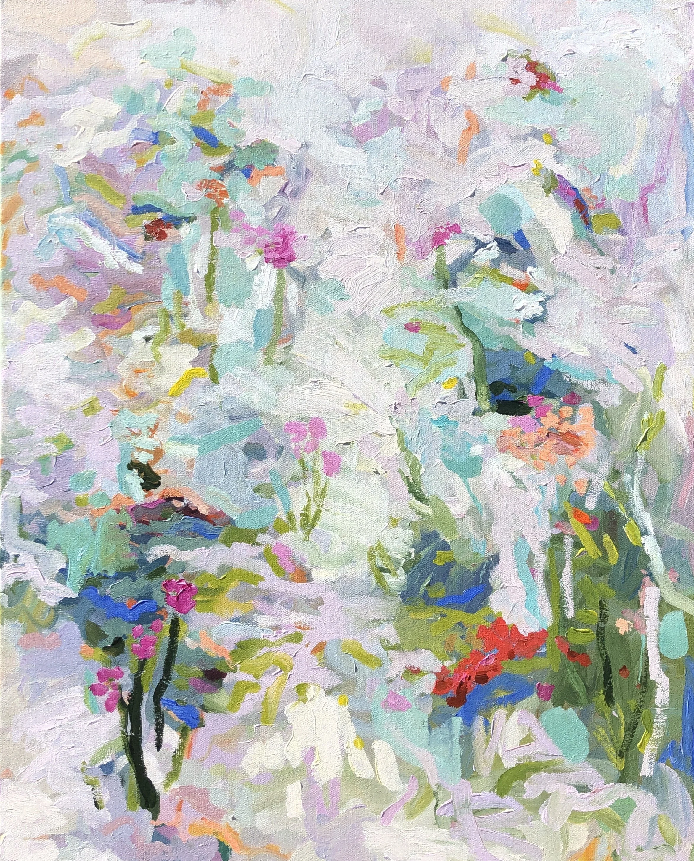 Erin McIntosh, Gestural Garden Polychrome, 30x24, 1500.jpg