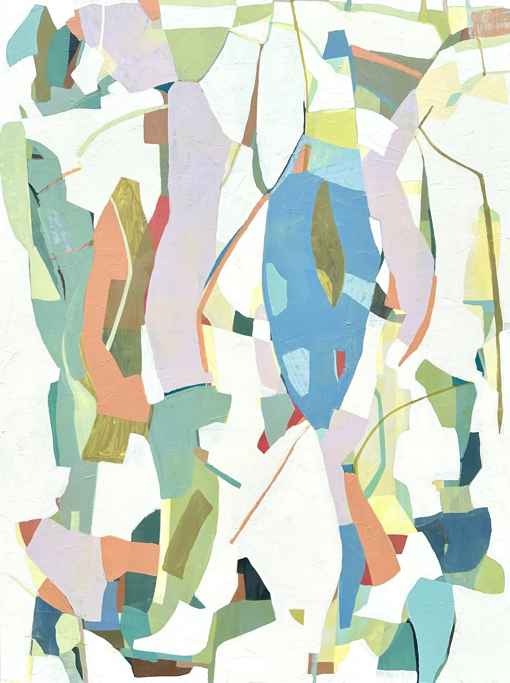  Tango, 2026, Acrylic on canvas, 48×36 in., available at  Gregg Irby Gallery  