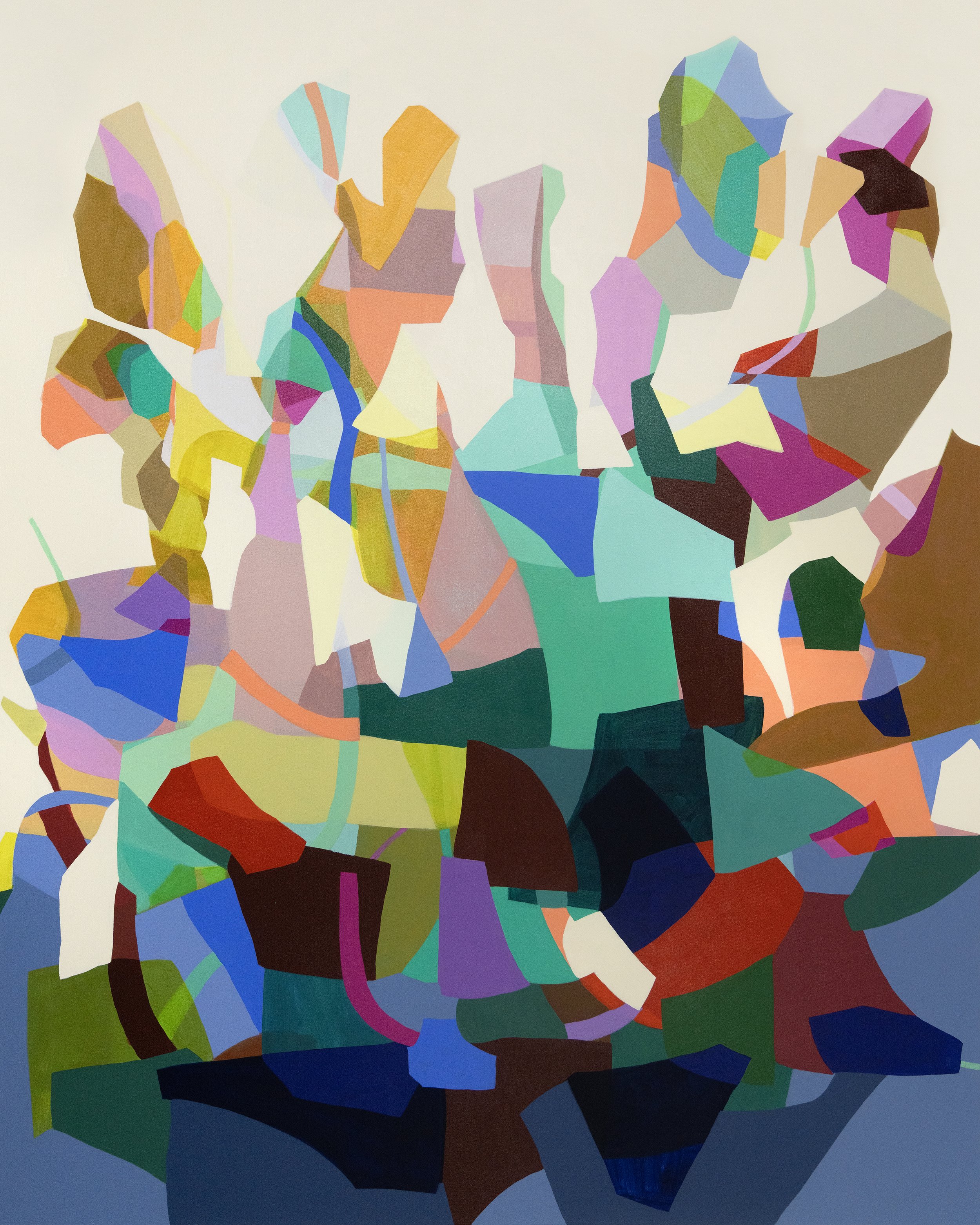    Emergen   ce , 2026, Acrylic on canvas, 60×48 inches   Link to purchase  at Bridgette Mayer Gallery 