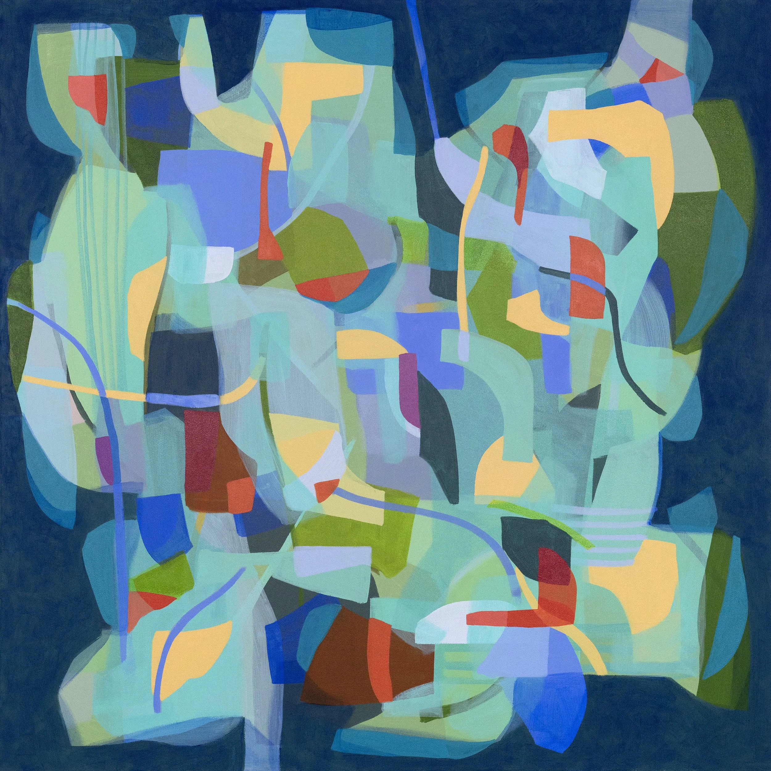   Illuminate , 2026, Acrylic on canvas, 36×36 inches  Bridgette Mayer Gallery 