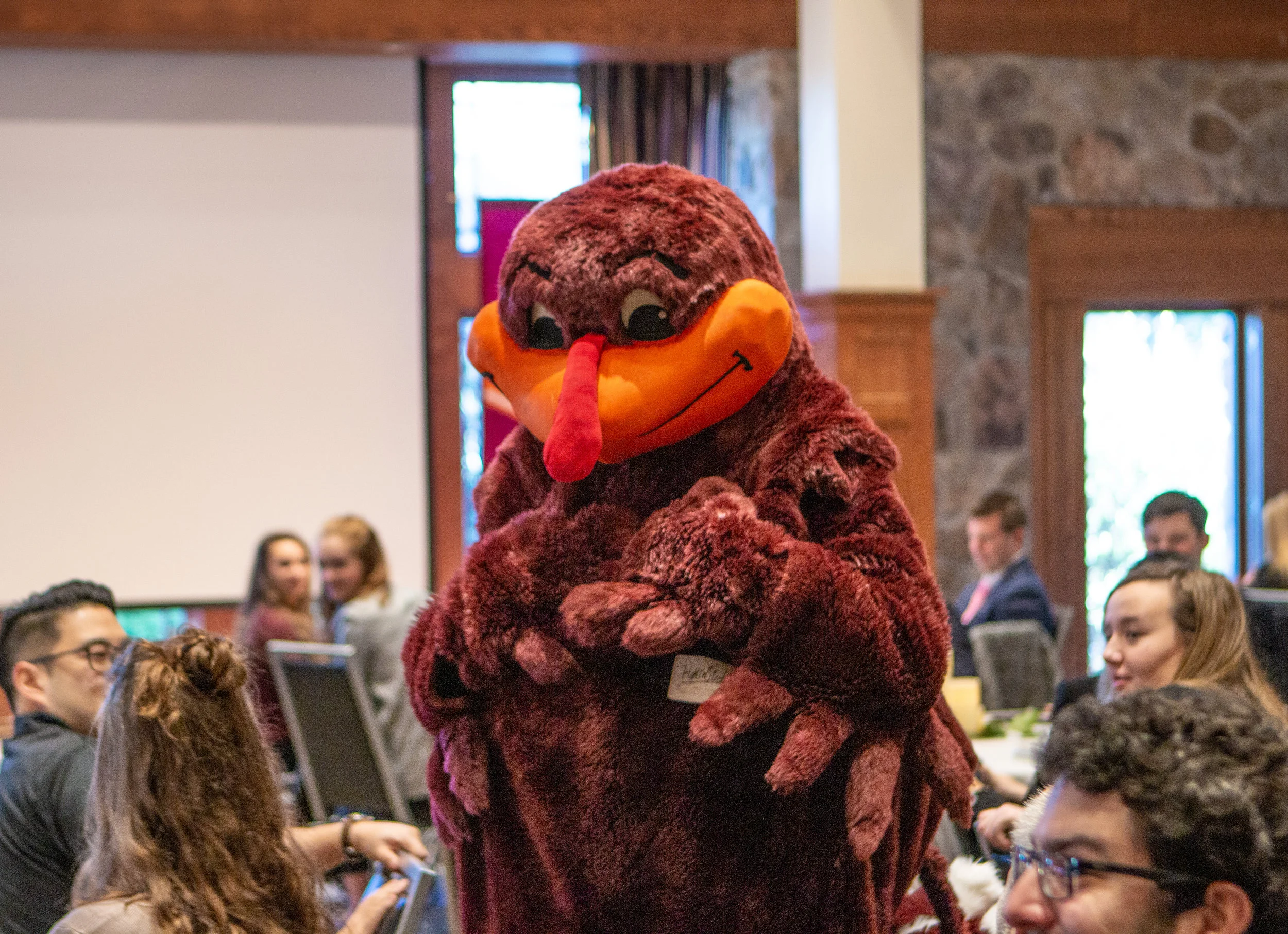2019 conference attendees were greeted by the Hokie Bird to kick off the conference!