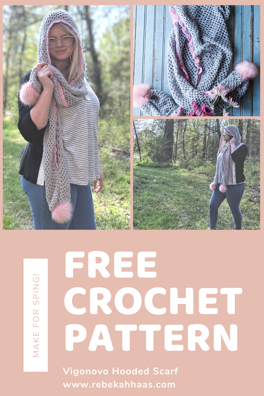 Free Crochet Hooded Scarf Patterns