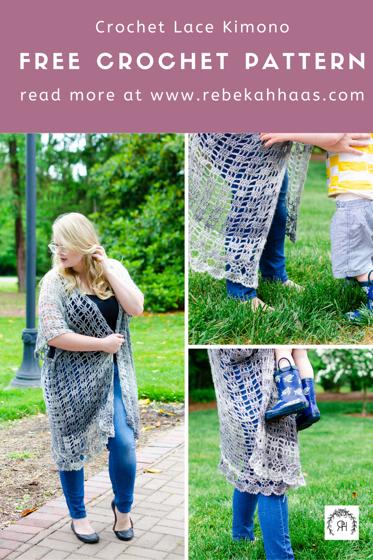 Crochet Lace Ruana Pattern — Rebekah Haas Crochet