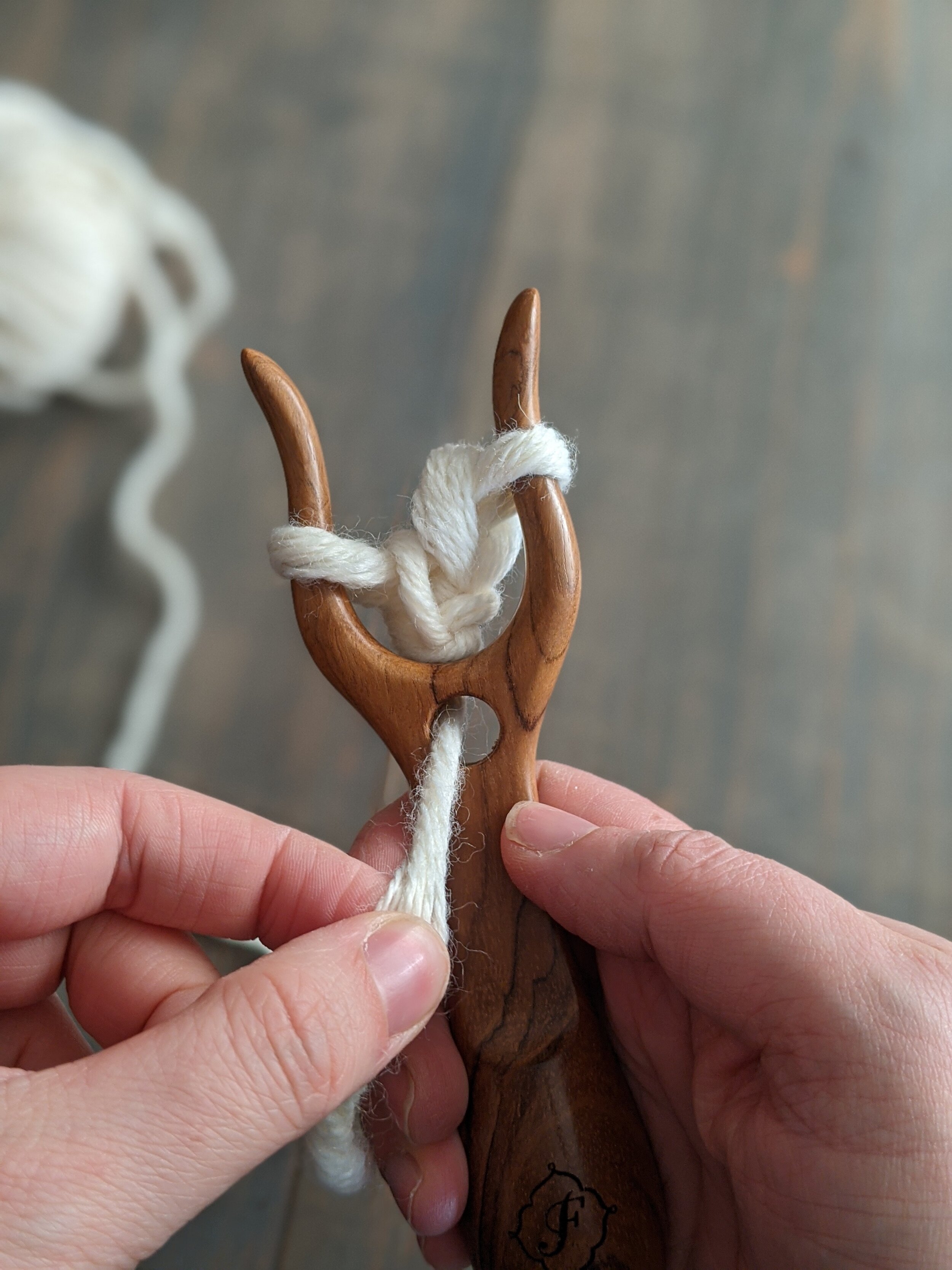 How to Use a Lucet Fork to Make and I-Cord — Rebekah Haas Crochet