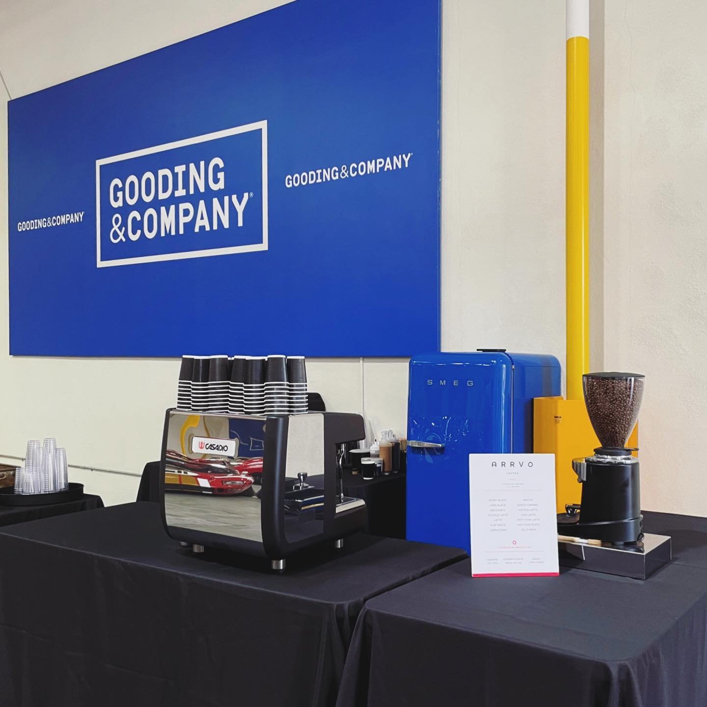 Absolutely stoked for the upcoming @goodingandcompany Pebble Beach auctions! We got a sneak peek this past weekend at some of the beauties. 😍 See you in a few weeks! 🏎💨
.
.
.
.
#arrvo #coffee #losangeles #california #smallbusiness #catering #mobil